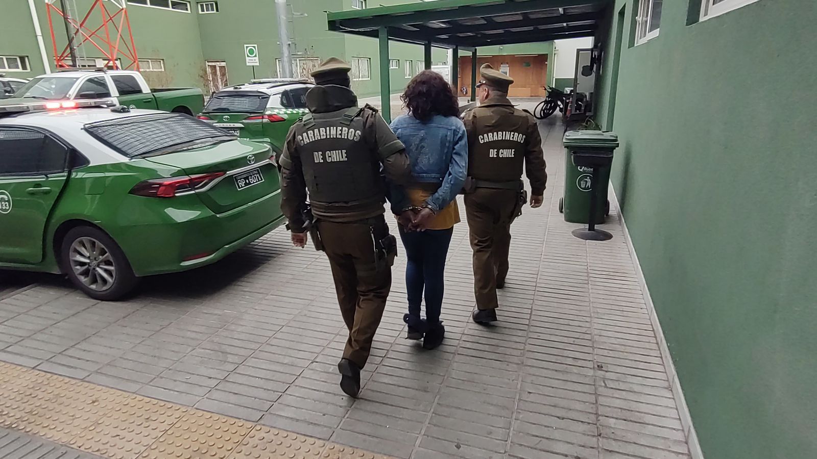 Carabineros detuvo a dos sujetos por robo con violencia a adulta mayor