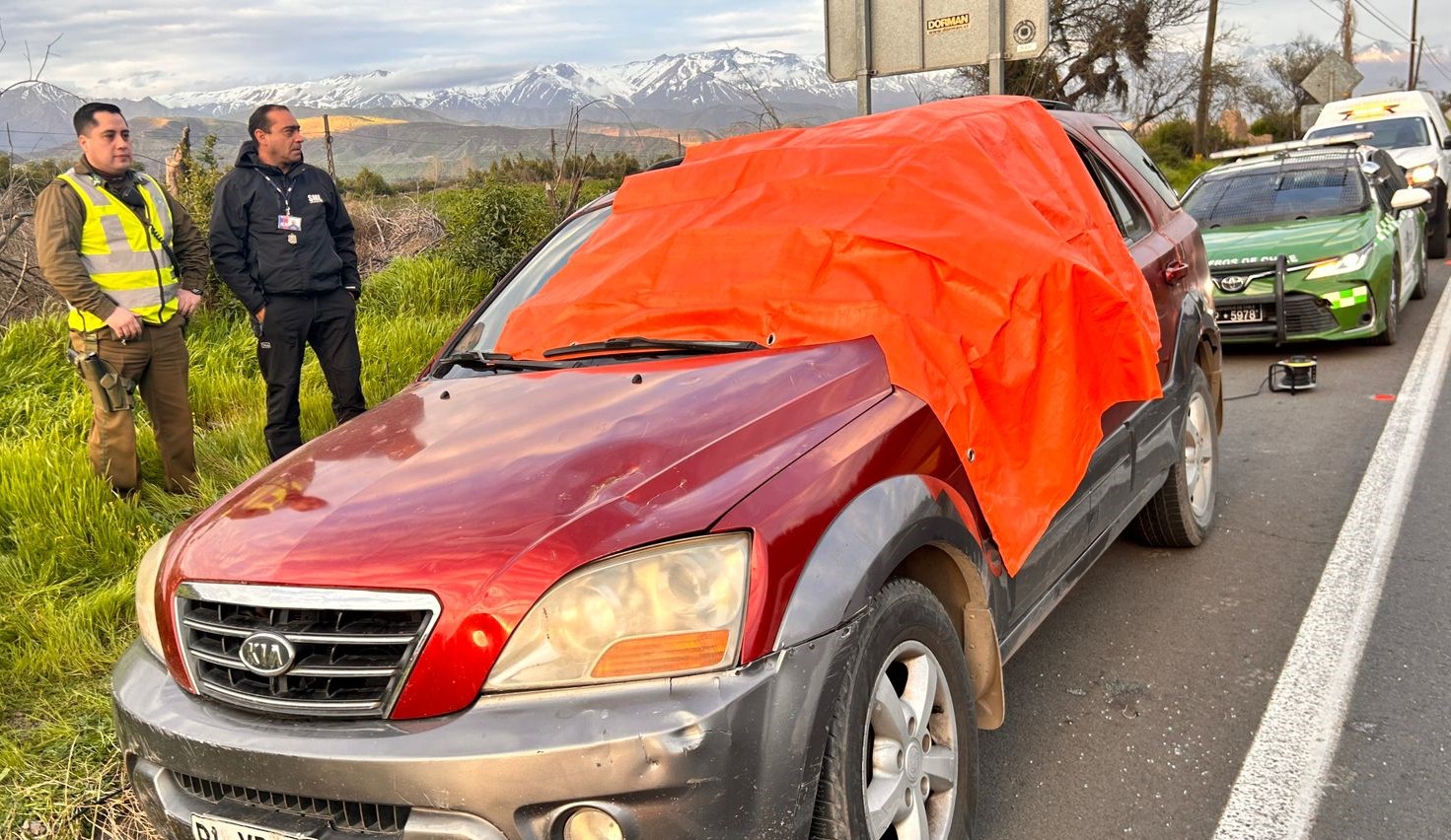 Encuentran sin vida a conductor al interior de su vehículo en la comuna de Panquehue