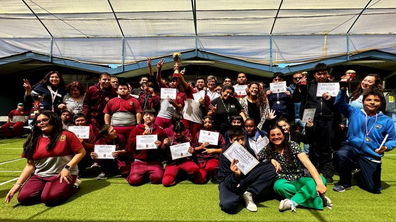 Estudiantes de Escuela Valle Andino dieron vida al primer Campeonato Interescolar de Bochas