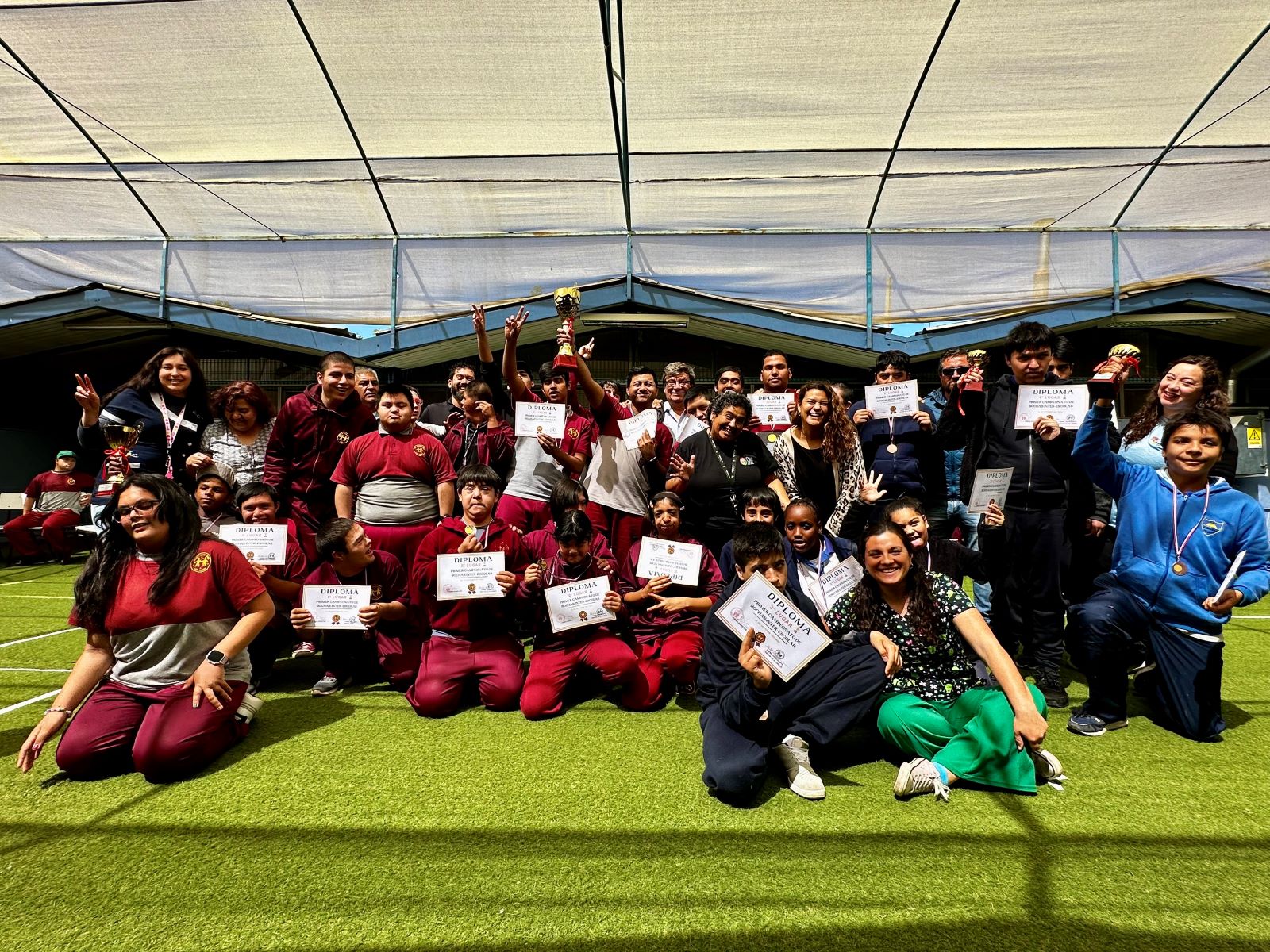 Estudiantes de Escuela Valle Andino dieron vida al primer Campeonato Interescolar de Bochas