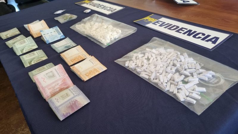 PDI detiene en Los Andes a sujeto con más de mil 800 dosis de droga