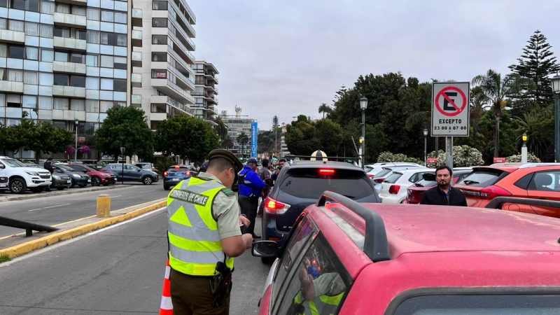 26 detenidos en ronda impacto regional de Carabineros