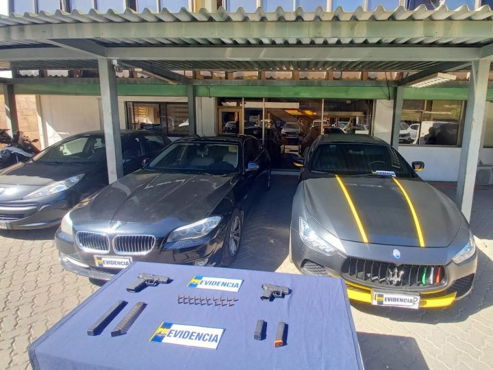 PDI detiene en Los Andes a banda que comercializaba armas de fuego