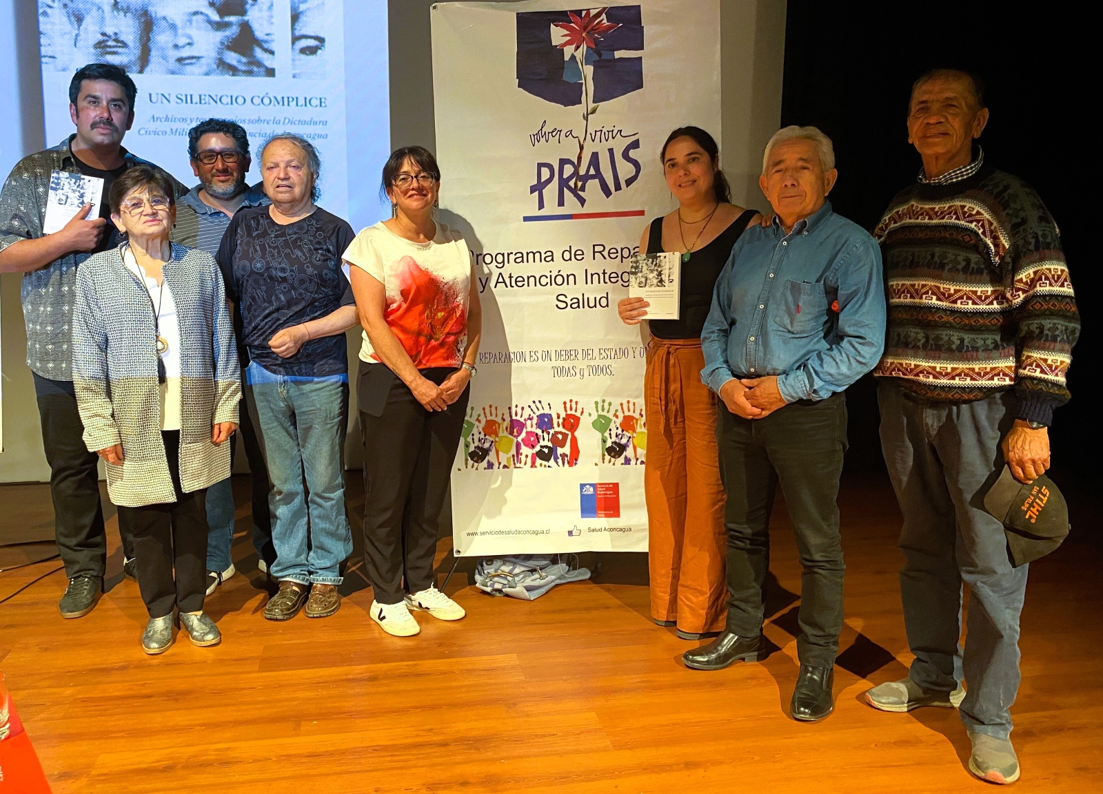 Con exposición del libro “Un silencio cómplice” agrupación PRAIS inicia actividades de conmemoración del Día Internacional de Los DDHH