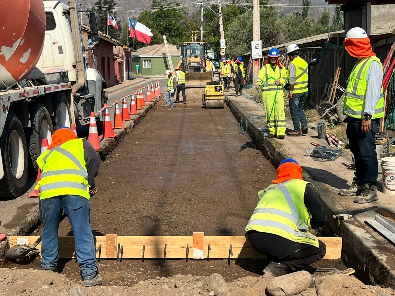 (AUDIO) Visitan obra en desarrollo de Esval que brindará un mejor servicio a más de 2.300 hogares en Putaendo