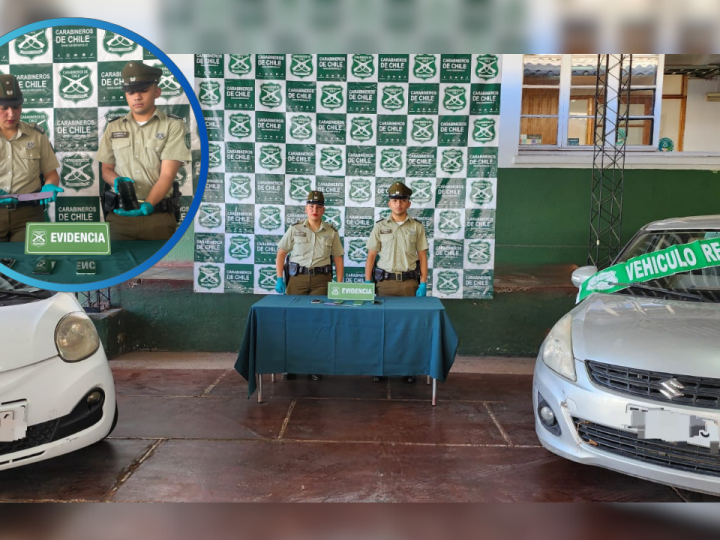 Detienen a sujetos dedicados al robo de vehículos en Los Andes
