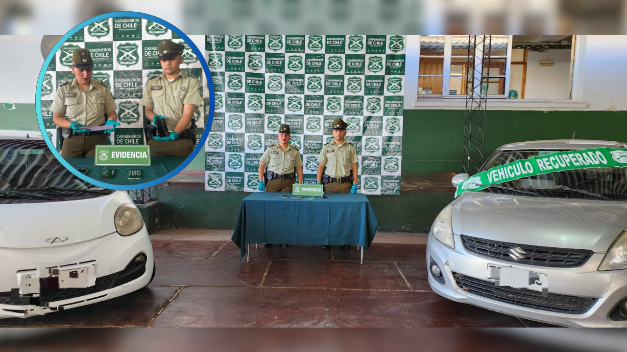 Detienen a sujetos dedicados al robo de vehículos en Los Andes