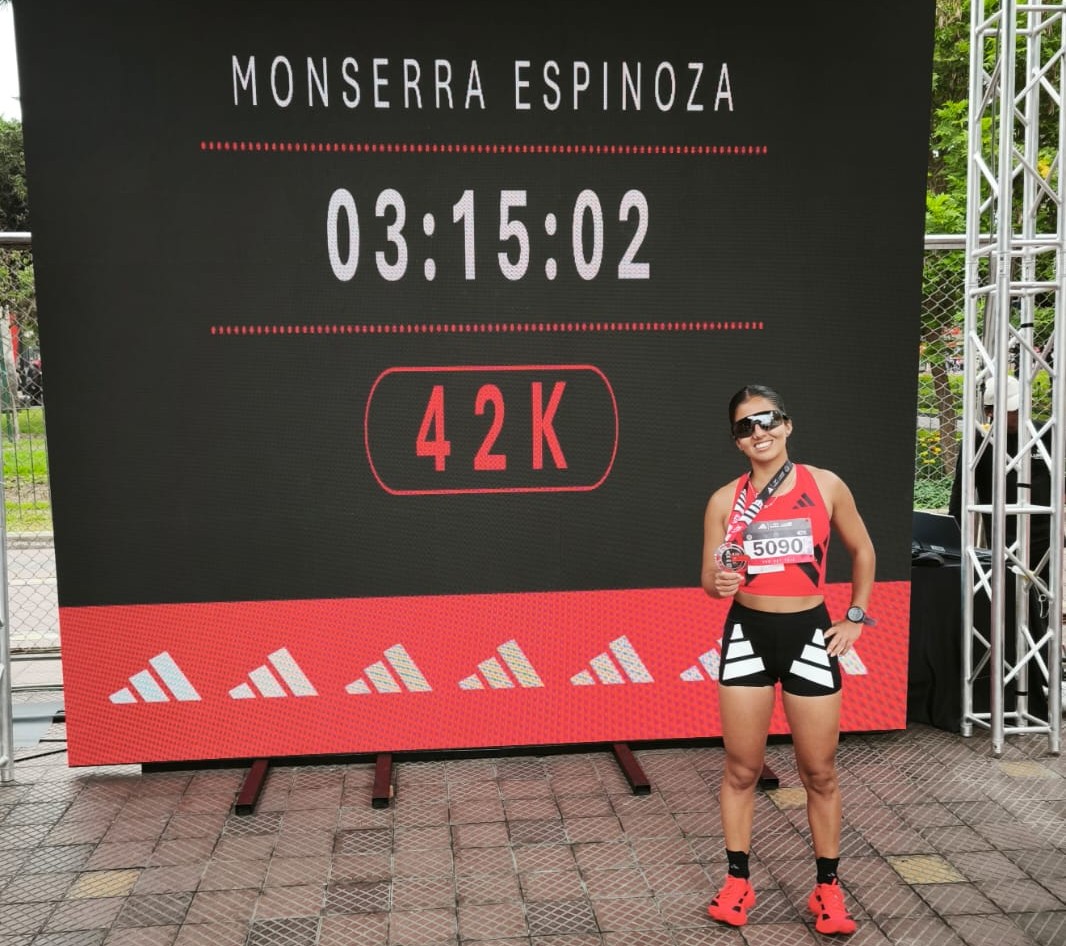 Atleta andina Monserrat Espinoza fue la mejor chilena en el Maratón de Lima 2025