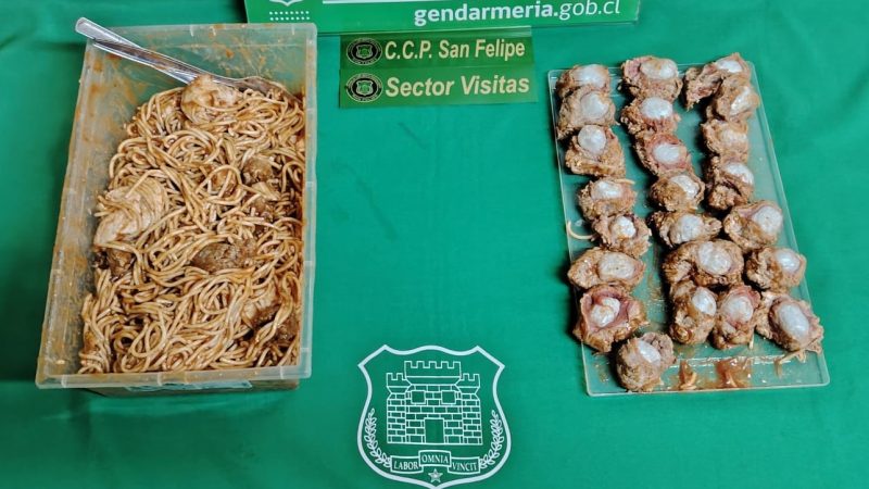 Gendarmes incautan 345 dosis de marihuana escondidas en trozos de carne