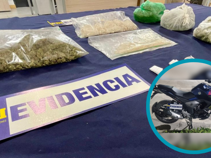 PDI Los Andes Detiene a Microtraficante que Operaba con Modalidad de Delivery
