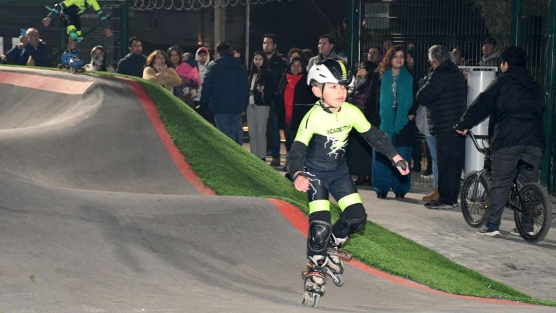 Emotiva inauguración de Pumptrack en Villa Los Acacios