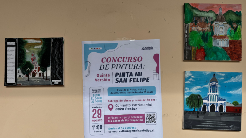 Municipalidad de San Felipe lanzó Concurso de Pintura “Pinta Mi San Felipe V”