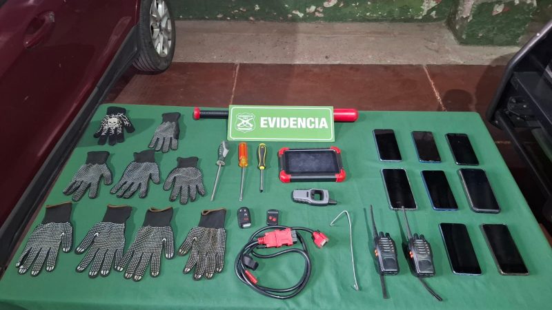 Cuatro detenidos por portar elementos para cometer delitos en Los Andes