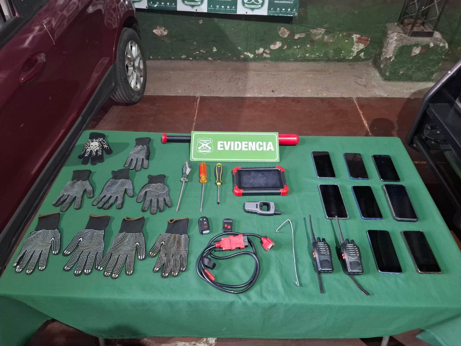 Cuatro detenidos por portar elementos para cometer delitos en Los Andes