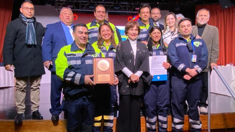 SAMU Aconcagua recibe reconocimiento como institución benemérita en el 285° aniversario de San Felipe