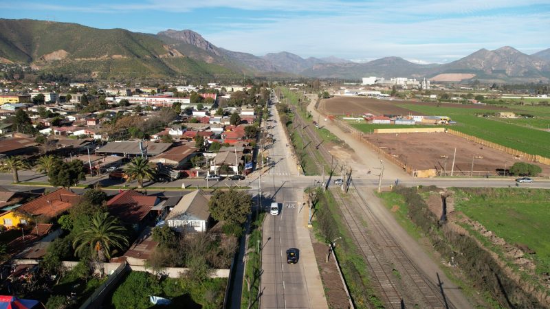 Se habilitó paso de vehículos en nueva avenida Manuel Rodríguez de Llay Llay