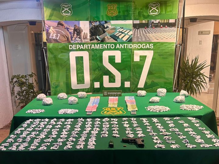 Tres detenidos tras investigación del OS7 por tráfico de drogas en la villa 250 años