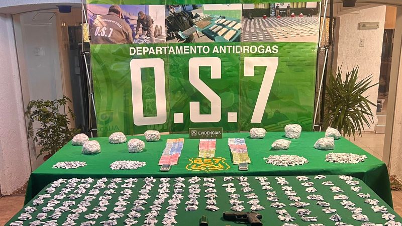 Tres detenidos tras investigación del OS7 por tráfico de drogas en la villa 250 años