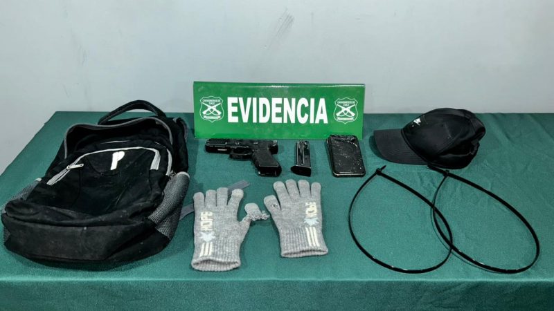 Carabineros detiene a uno de los autores de violento asalto en local comercial de San Felipe