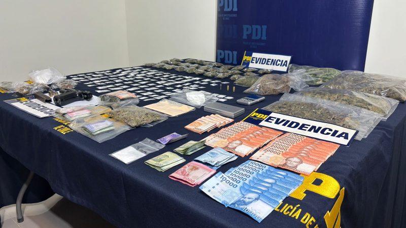 PDI detiene a ocho imputados en operativo antidrogas en Llay Llay