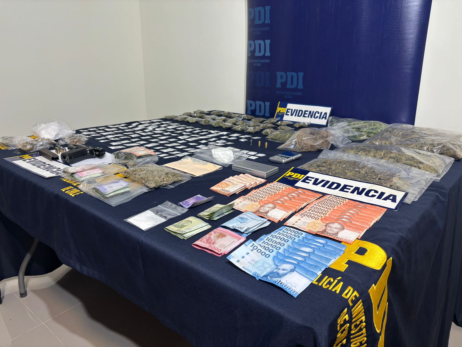 PDI detiene a ocho imputados en operativo antidrogas en Llay Llay