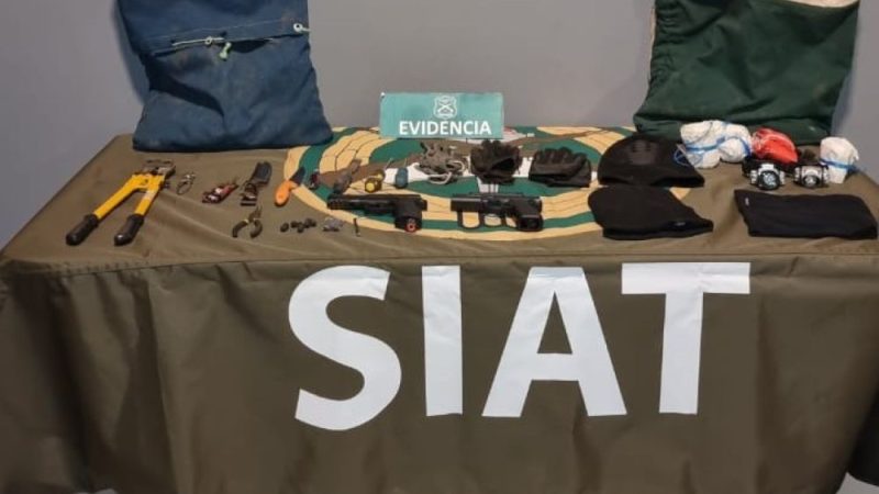 Cuatro detenidos tras control carretero de Carabineros en San Felipe