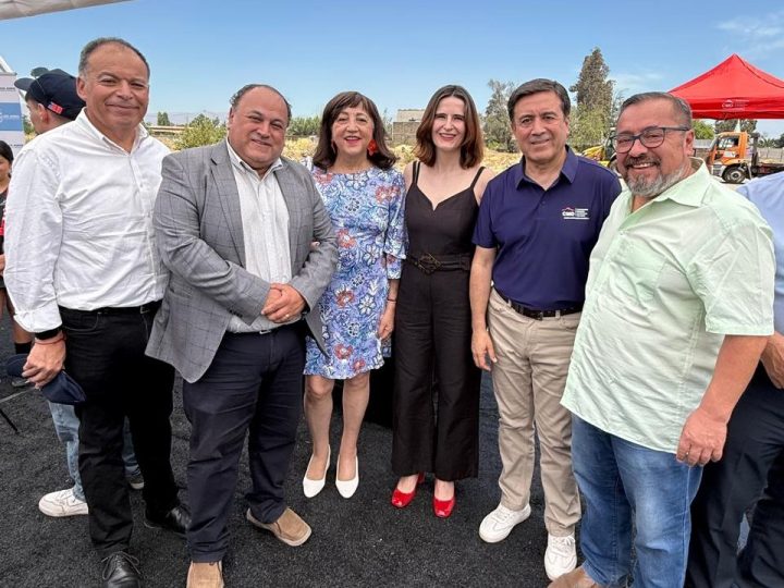 Colocan primera piedra del futuro Polideportivo de Los Andes, proyecto clave para el desarrollo deportivo provincial