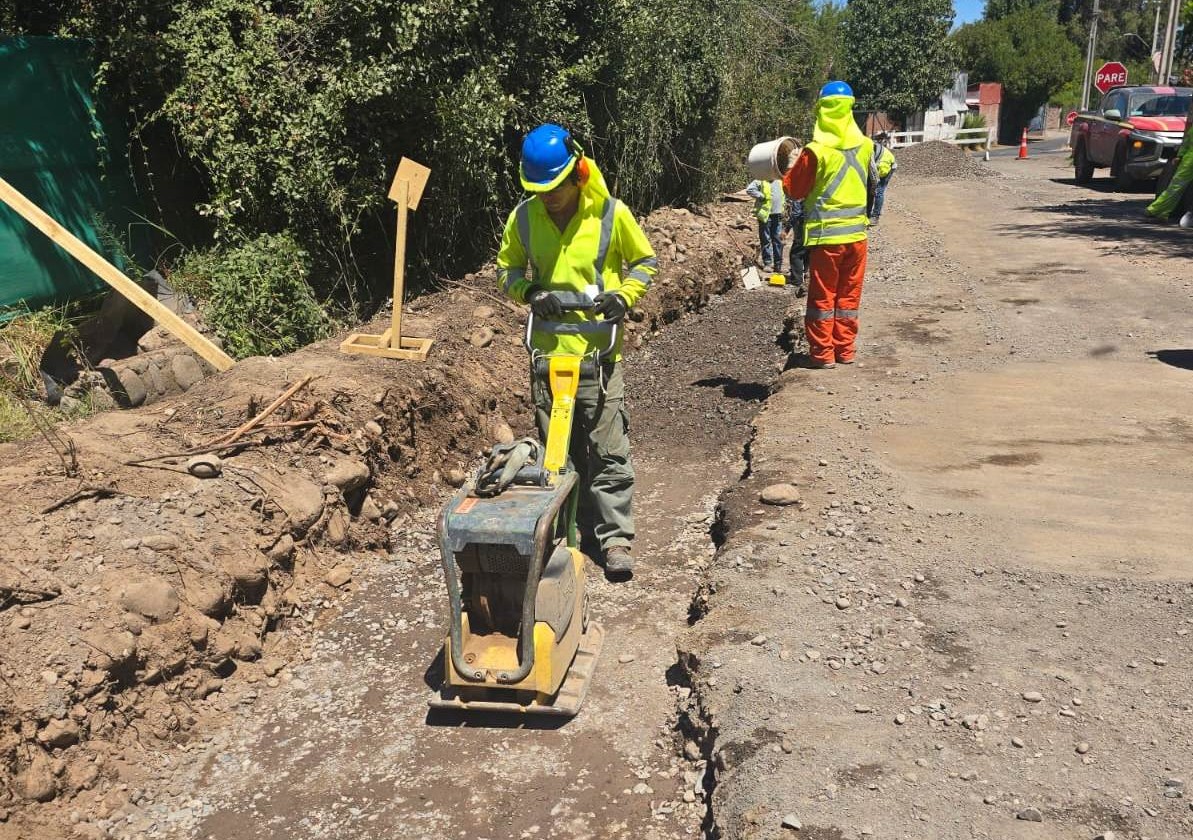 Esval ejecuta obra de robustez hídrica que beneficia a más de 3.800 hogares de Putaendo