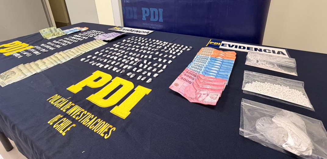 PDI San Felipe detiene a pareja dedicada al microtráfico de drogas en la comuna