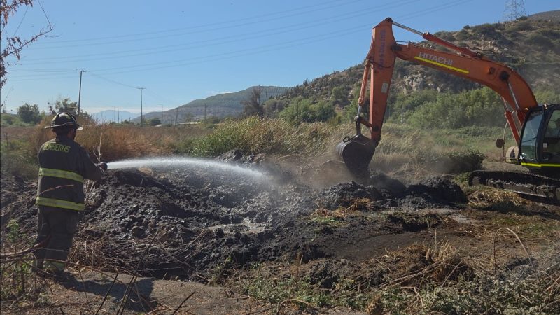 Prácticamente apagado se encuentra prolongado incendio subterráneo en Llay Llay