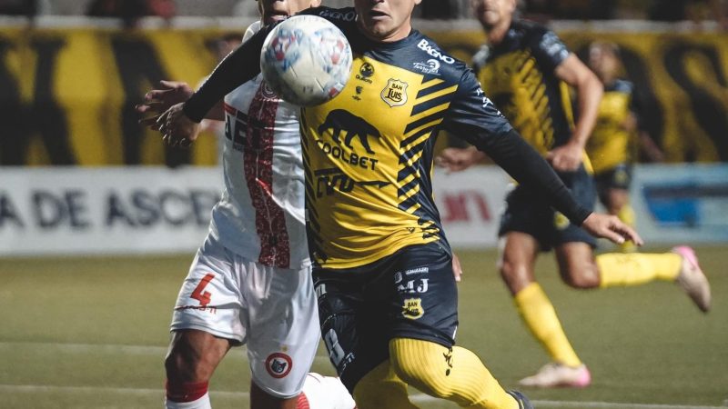 Dura caída en Quillota: Unión San Felipe es goleado por San Luis y crecen las dudas sobre Landeros