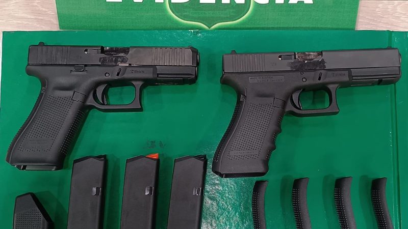 Dos detenidos por intentar ingresar armas y municiones de forma ilegal al país en el Complejo Fronterizo Los Libertadores