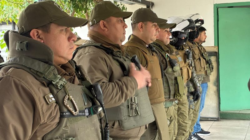 Tres detenidos deja nueva Ronda Impacto de Carabineros en Santa María