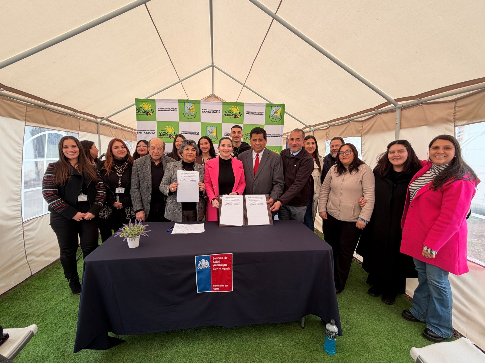 Servicio de Salud Aconcagua y Municipalidad de Santa María firman convenio para financiar sala de atención a niños, niñas y adolescentes con condición del espectro autista