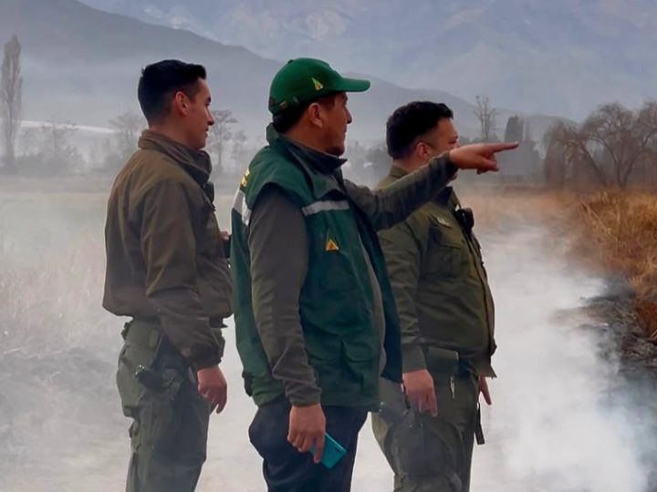 Capacitan 130 carabineros de la región en fiscalización de quemas agrícolas y forestales